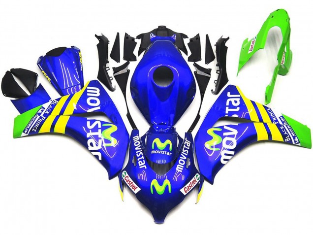Best Vibrant MoviStar Honda CBR1000RR Motorcycle Fairings 2008-2011 Best Vibrant MoviStar Honda CBR1000RR Motorcycle Fairings 2008-2011