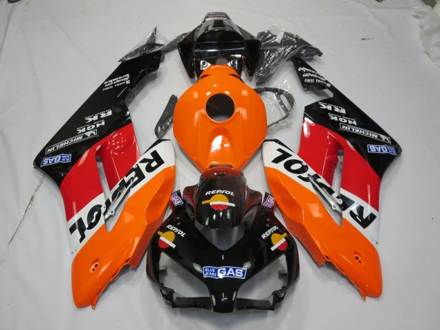 Best Vibrant Repsol (w) Logos Honda CBR1000RR Motorcycle Fairings 2004-2005
