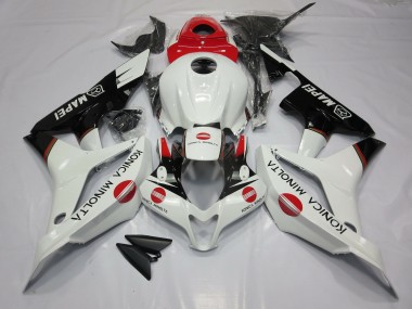 Best White and Red KM Honda CBR600RR Motorcycle Fairings 2007-2008