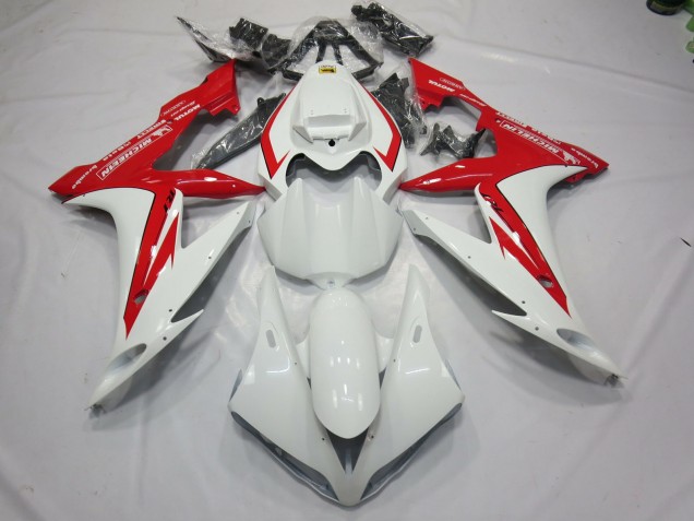 Best White and Red Style Yamaha R1 Motorcycle Fairings 2004-2006 Best White and Red Style Yamaha R1 Motorcycle Fairings 2004-2006
