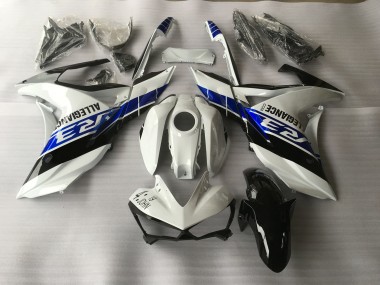 Best White Blue and Black Yamaha R3 Motorcycle Fairings 2015-2018