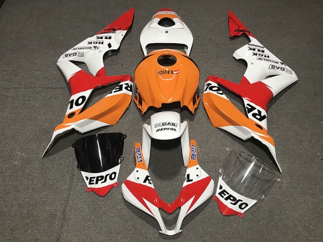 Best White Repsol Style Honda CBR600RR Motorcycle Fairings 2007-2008 Best White Repsol Style Honda CBR600RR Motorcycle Fairings 2007-2008
