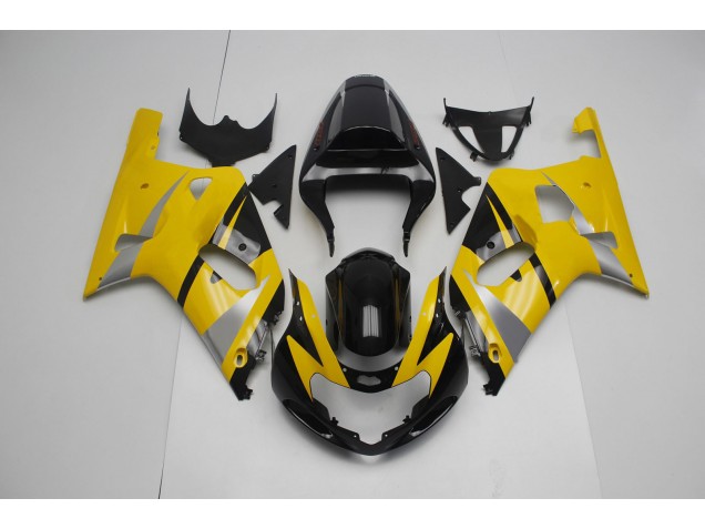 Best Yellow and Black Suzuki GSXR 600-750 Motorcycle Fairings 2001-2003 Best Yellow and Black Suzuki GSXR 600-750 Motorcycle Fairings 2001-2003