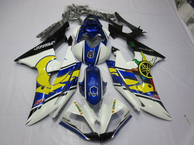 Best Yellow and Blue Yamaha R6 Motorcycle Fairings 2008-2016 Best Yellow and Blue Yamaha R6 Motorcycle Fairings 2008-2016