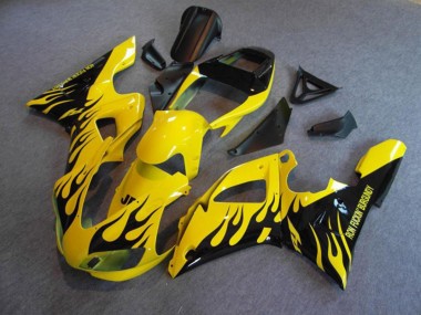 Best Yellow Flame Yamaha R1 Motorcycle Fairings 1998-1999