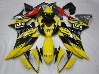 Best Yellow Motul Yamaha R6 Motorcycle Fairings 2006-2007