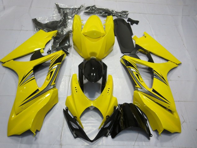 Best Yellow OEM Style Suzuki GSXR 1000 Motorcycle Fairings 2007-2008 Best Yellow OEM Style Suzuki GSXR 1000 Motorcycle Fairings 2007-2008